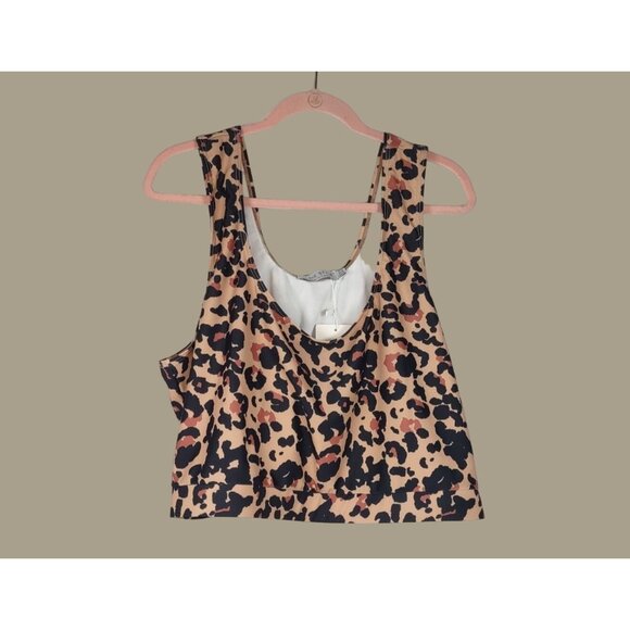 In The Style Brown Women's Leopard Print 2-piece Bikini Set Size 26 NWT - Picture 12 of 16